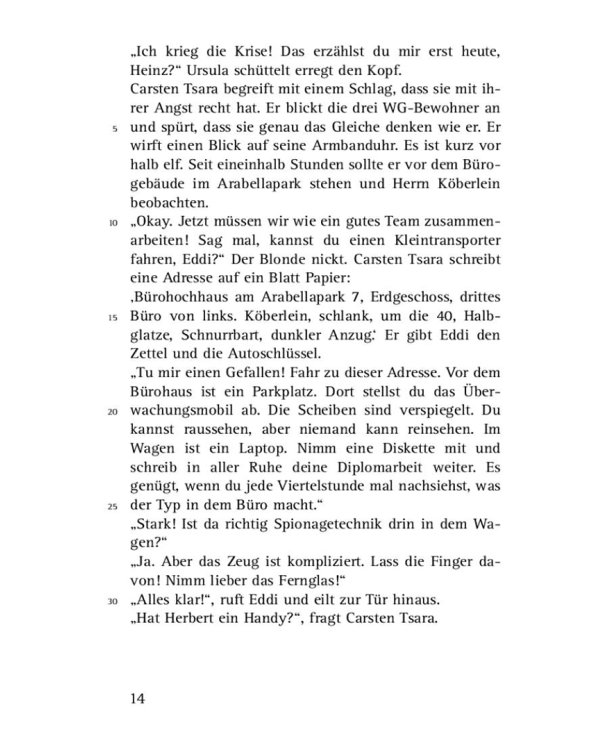 Schöne Augen. Leseheft. Carsten Tsara ist verliebt. Deutsch als Fremdsprache