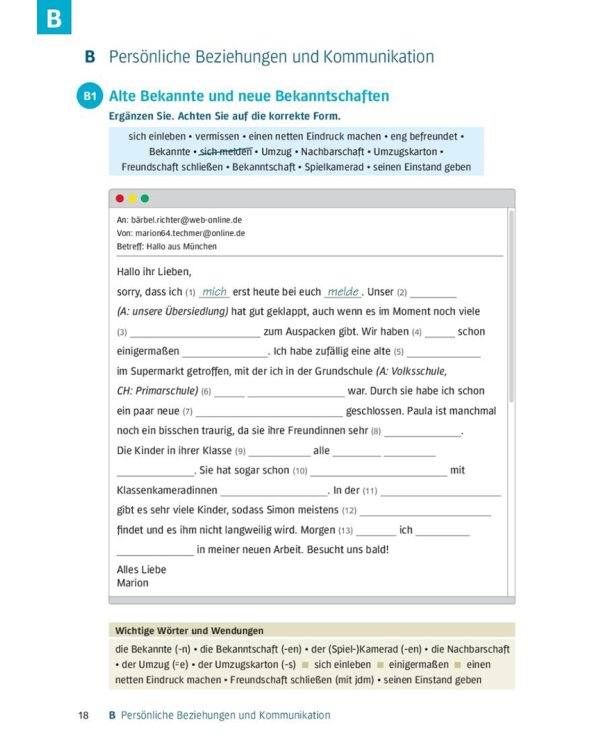 Deutsch üben. Wortschatz &amp; Grammatik B2