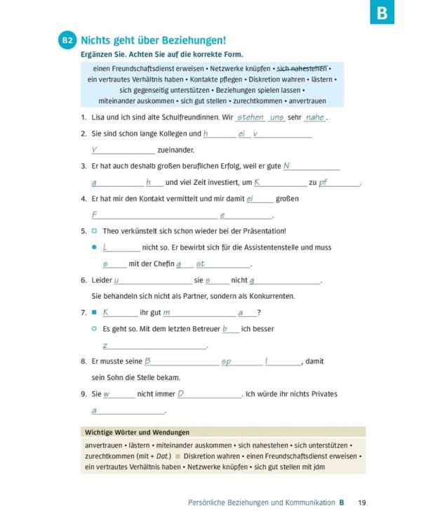 Deutsch üben. Wortschatz &amp; Grammatik B2