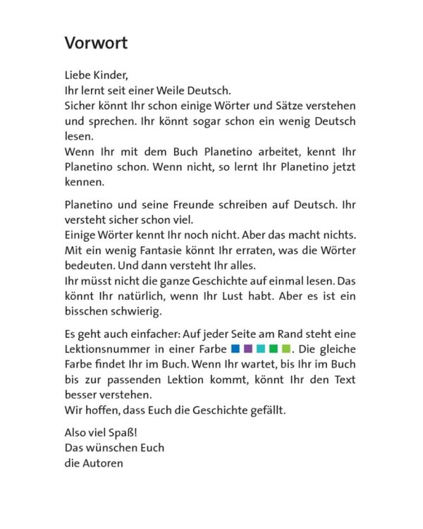 Planetino 1. Besuch aus Planetanien. Leseheft. Deutsch für Kinder. Deutsch als Fremdsprache