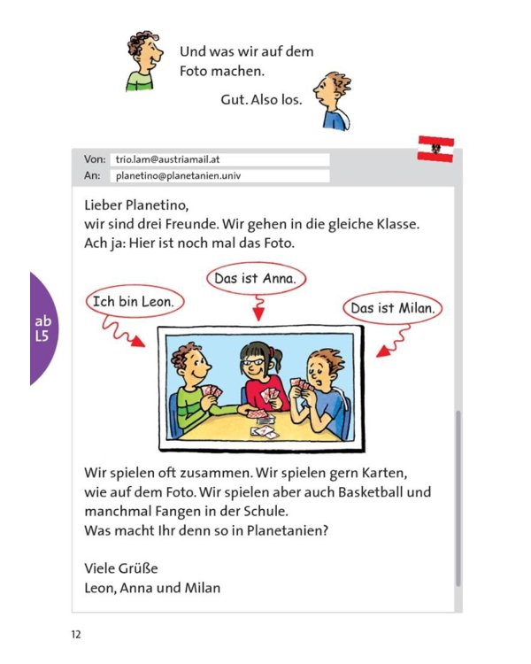 Planetino 1. Besuch aus Planetanien. Leseheft. Deutsch für Kinder. Deutsch als Fremdsprache