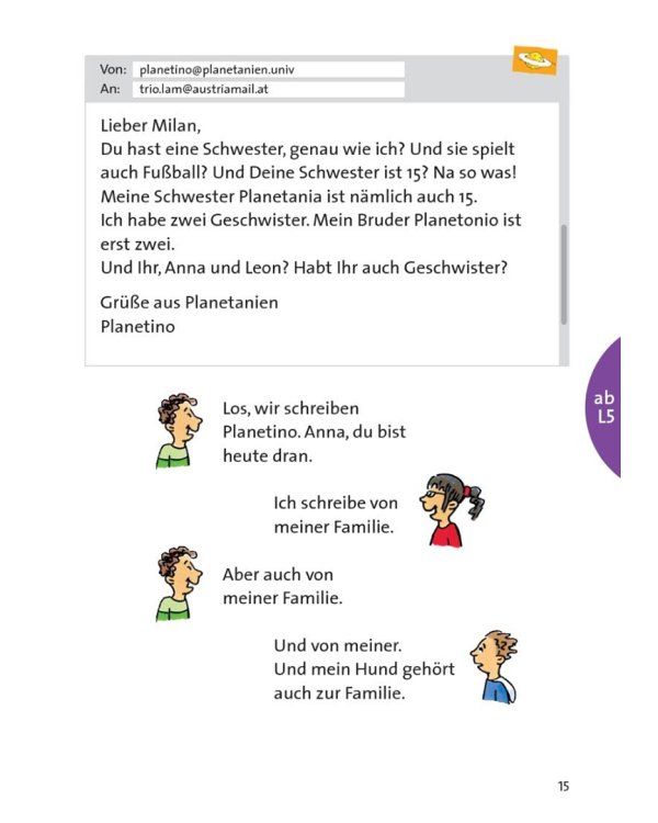 Planetino 1. Besuch aus Planetanien. Leseheft. Deutsch für Kinder. Deutsch als Fremdsprache