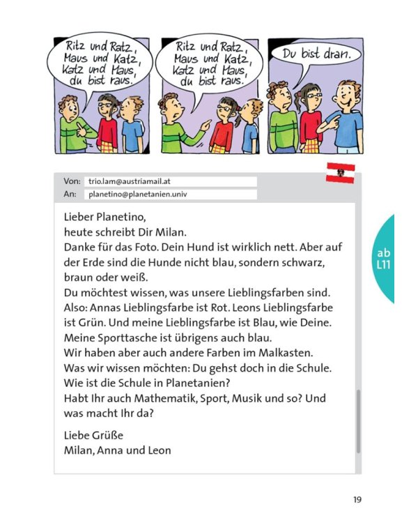 Planetino 1. Besuch aus Planetanien. Leseheft. Deutsch für Kinder. Deutsch als Fremdsprache