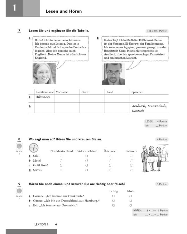 Schritte international 1+2. Intensivtrainer mit Audio-CD zu Band 1 und 2. Deutsch als Fremdsprache