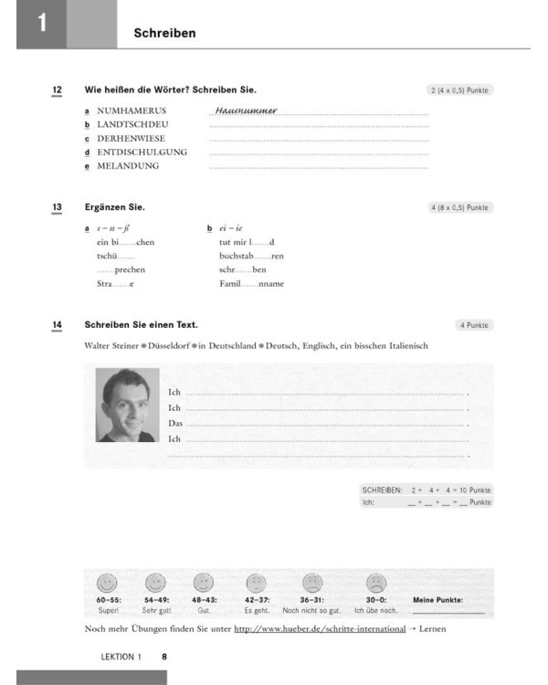 Schritte international 1+2. Intensivtrainer mit Audio-CD zu Band 1 und 2. Deutsch als Fremdsprache