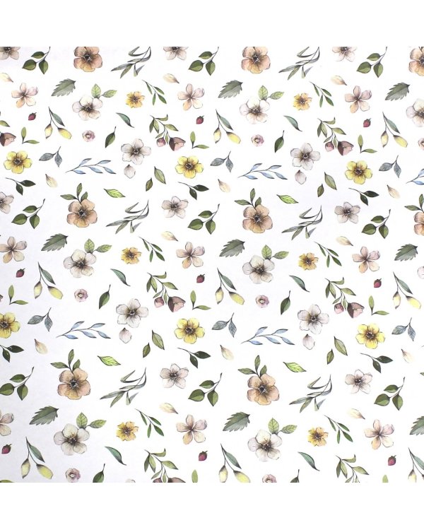 Бумага упаковочная Watercolor Flowers
