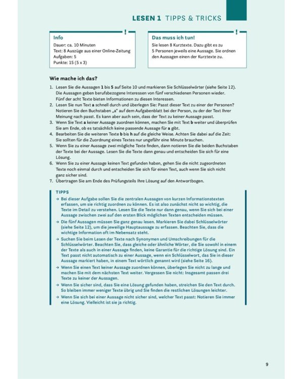 Prüfung Express – Deutsch-Test für den Beruf C1. Übungsbuch mit Audios online