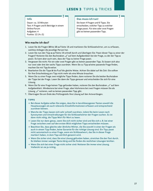 Prüfung Express – Deutsch-Test für den Beruf C1. Übungsbuch mit Audios online