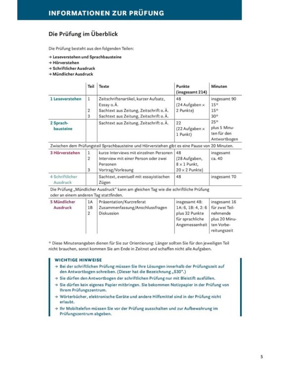 Prüfung Express – telc Deutsch C1 Hochschule. Übungsbuch mit Audios online. Deutsch als Fremdsprache