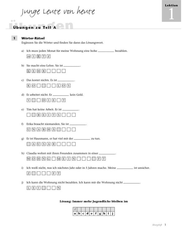 Tangram aktuell 2. Übungsheft. Deutsch als Fremdsprache