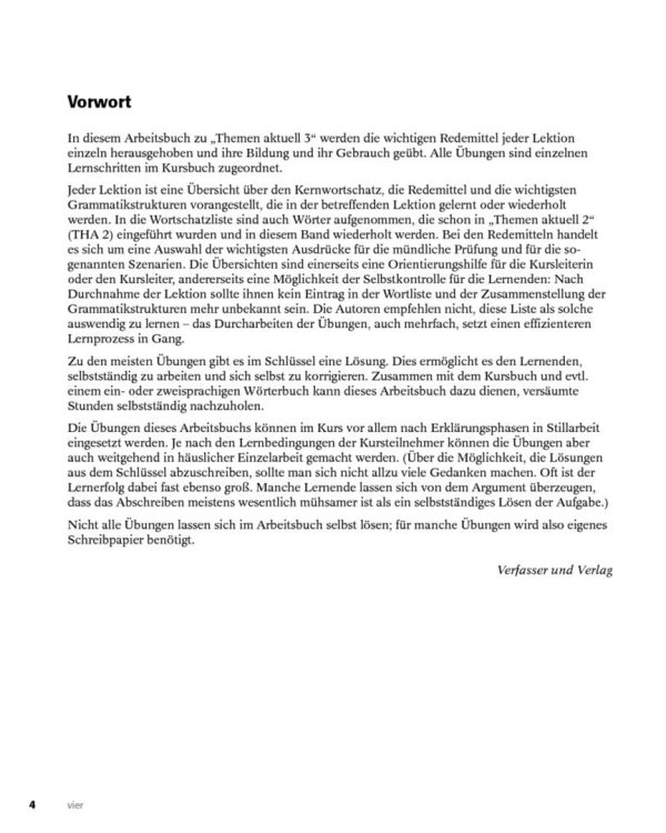 Themen aktuell 3. Niveaustufe В1. Zertifikatsband. Arbeitsbuch. Deutsch als Fremdsprache