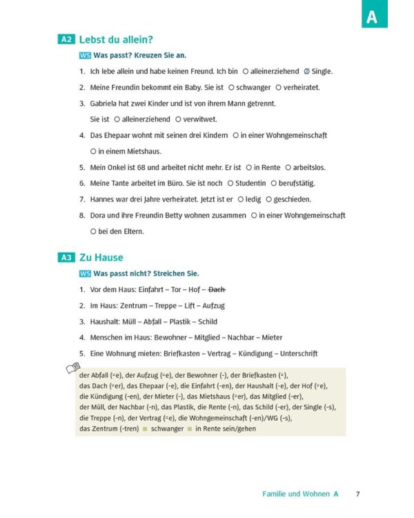 Deutsch üben. Trainingsbuch zu Schritte plus neu A2