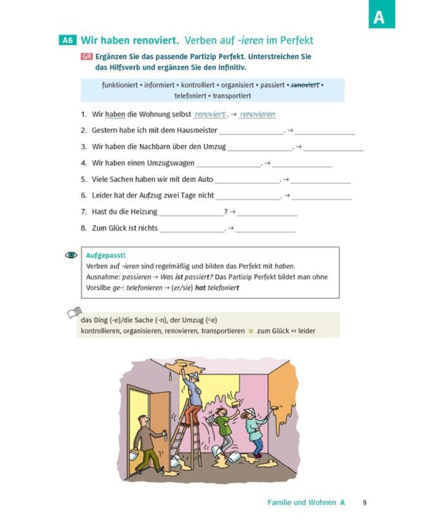 Deutsch üben. Trainingsbuch zu Schritte plus neu A2