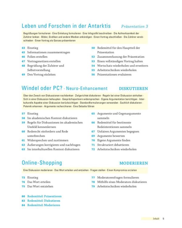 Campus Deutsch - Präsentieren und Diskutieren. Kursbuch mit CD-ROM, MP3-Audiodateien und Video-Clips