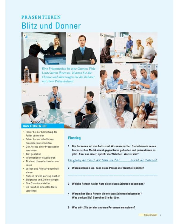 Campus Deutsch - Präsentieren und Diskutieren. Kursbuch mit CD-ROM, MP3-Audiodateien und Video-Clips