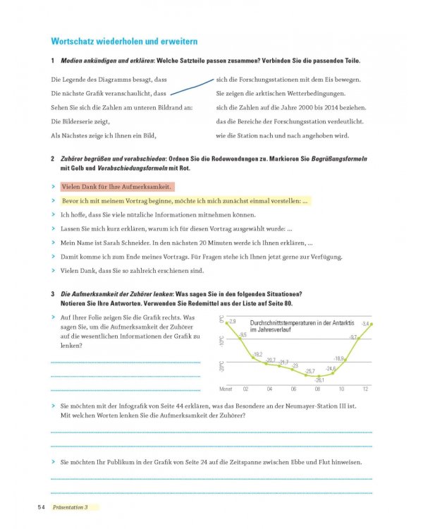 Campus Deutsch - Präsentieren und Diskutieren. Kursbuch mit CD-ROM, MP3-Audiodateien und Video-Clips