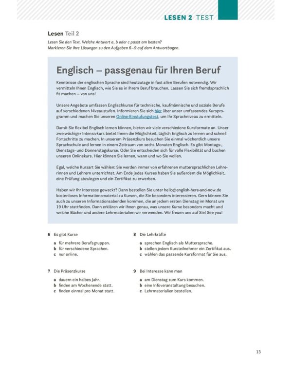 Prüfung Express. Deutsch-Test für den Beruf B1. Übungsbuch mit Audios online