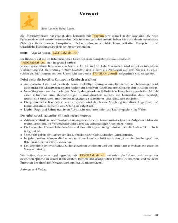 Tangram aktuell 2 – Lektion 5–8. Kursbuch + Arbeitsbuch mit Audio-CD zum Arbeitsbuch