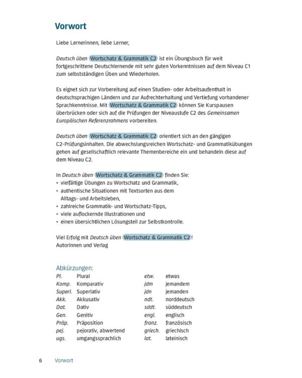 Deutsch üben. Wortschatz &amp; Grammatik