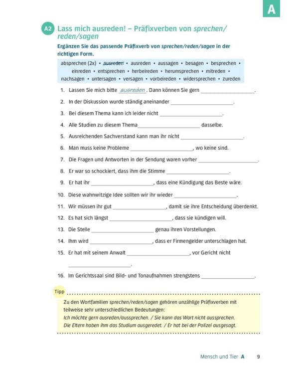 Deutsch üben. Wortschatz &amp; Grammatik