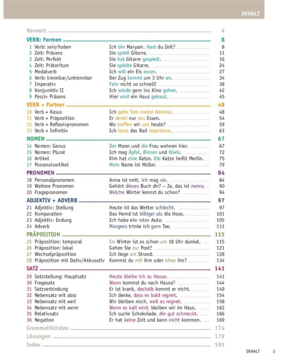 Deutsch Übungsbuch Grammatik A1-A2
