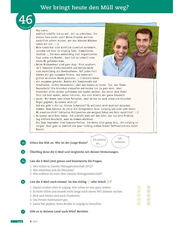 Beste Freunde B1.2. Kursbuch. Deutsch für Jugendliche. Deutsch als Fremdsprache