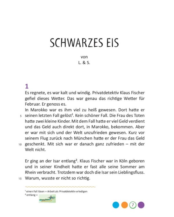 Beste Freunde B1. Leseheft: Schwarzes Eis. Deutsch für Jugendliche. Deutsch als Fremdsprache