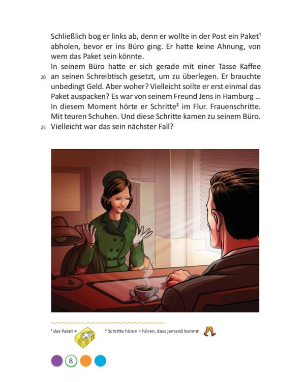 Beste Freunde B1. Leseheft: Schwarzes Eis. Deutsch für Jugendliche. Deutsch als Fremdsprache