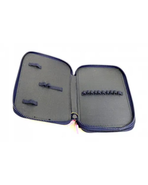 Пенал школьный Сказочные единороги, 2 отделения, без наполнения