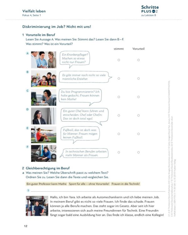 Vielfalt leben. Kopiervorlagen