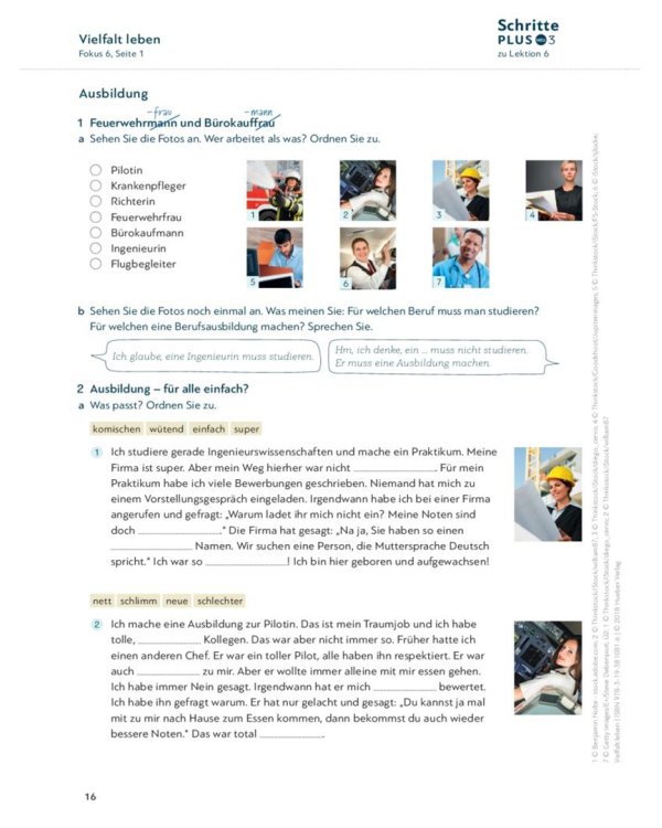 Vielfalt leben. Kopiervorlagen