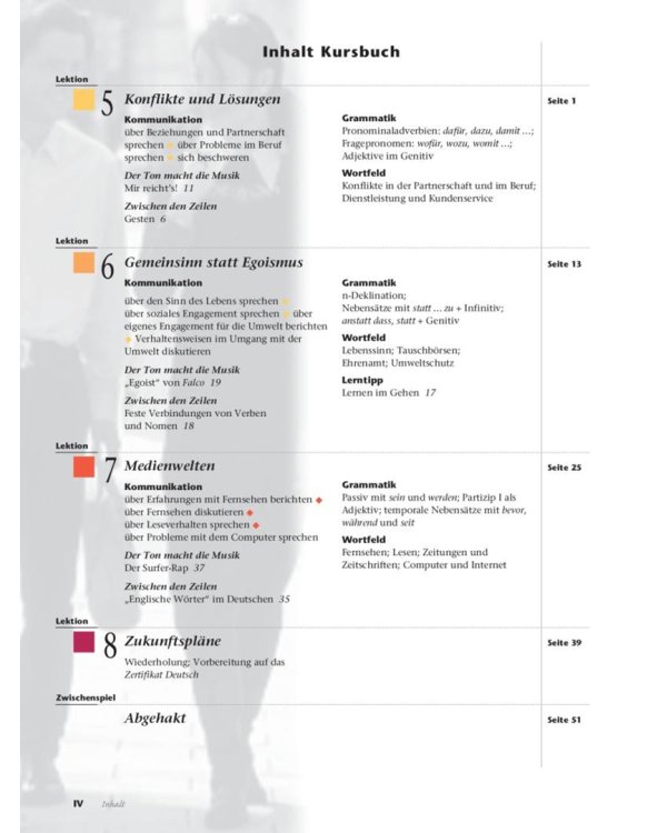 Tangram aktuell 3 – Lektion 5–8. Kursbuch + Arbeitsbuch mit Audio-CD zum Arbeitsbuch