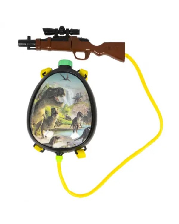 Водное ружьё с рюкзаком-резервуаром Динозавры