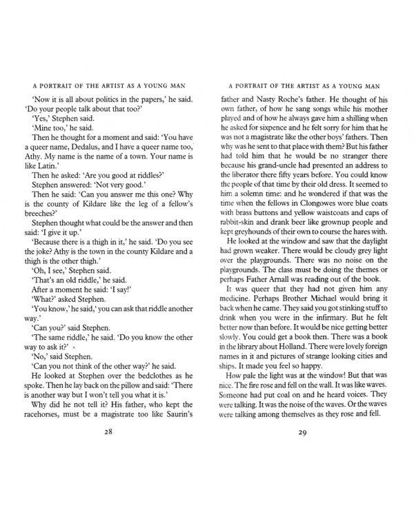 A Portrait of the Artist as a Young Man