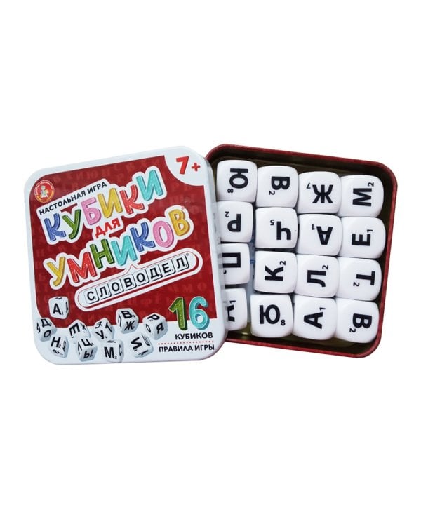 Настольная игра Кубики для умников. Словодел