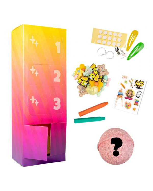 Набор игровой с куклой DIY Oh! My Top Art