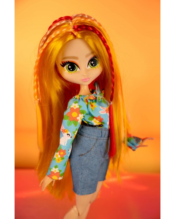 Набор игровой с куклой DIY Oh! My Top Art