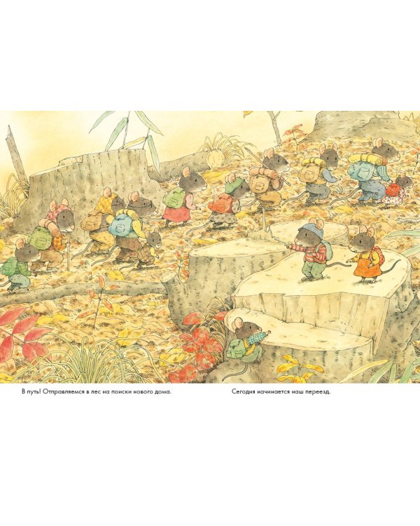 14 лесных мышей. Переезд