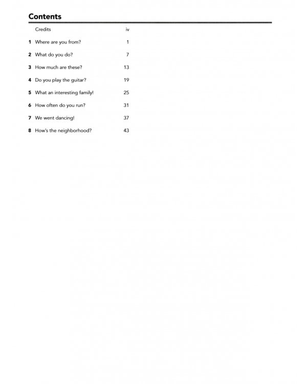 Interchange 1 A. Workbook