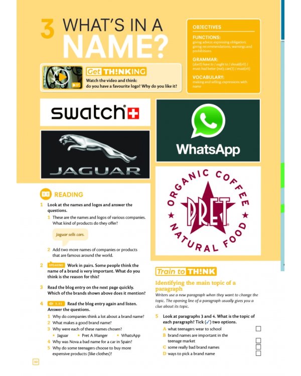 Think. Level 3. Student's Book with Interactive eBook