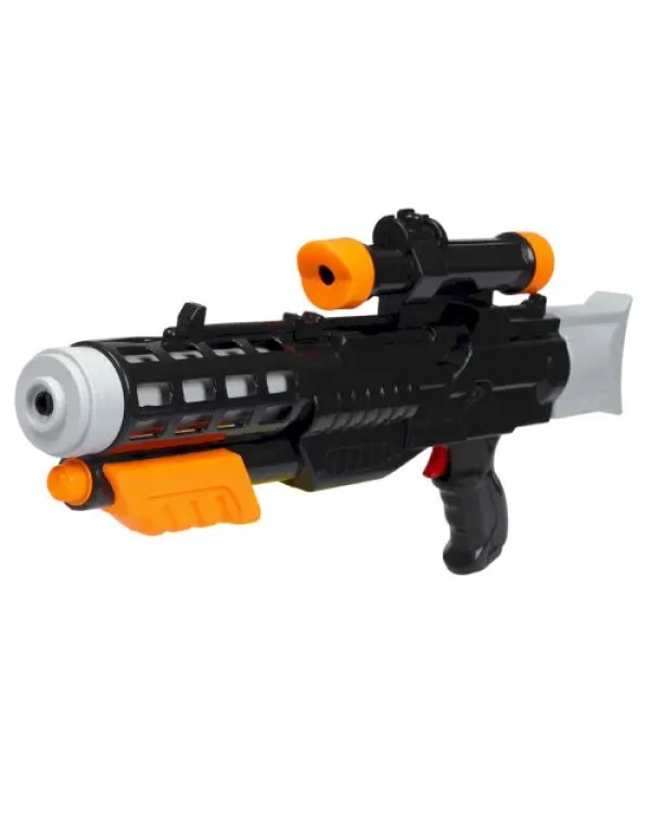 Водный пистолет с помпой, чёрный