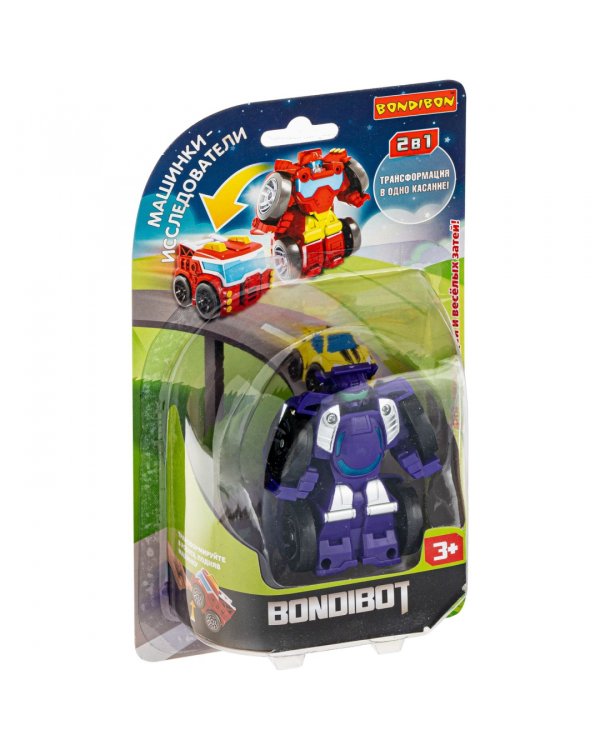 Трансформер BONDIBOT 2 в 1. Робот-машинка исследователь