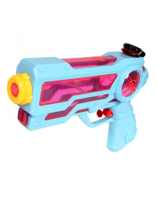 Водный пистолет, голубой с розовым