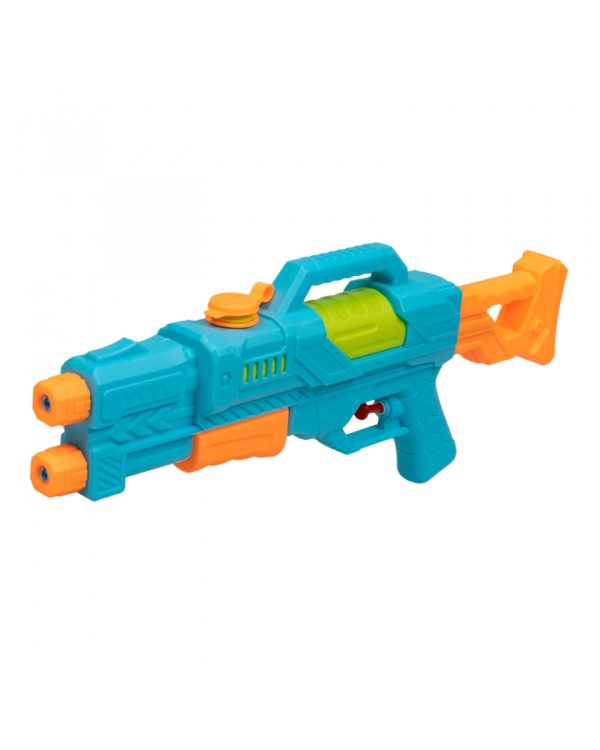 Водный пистолет с помпой Автомат, голубой