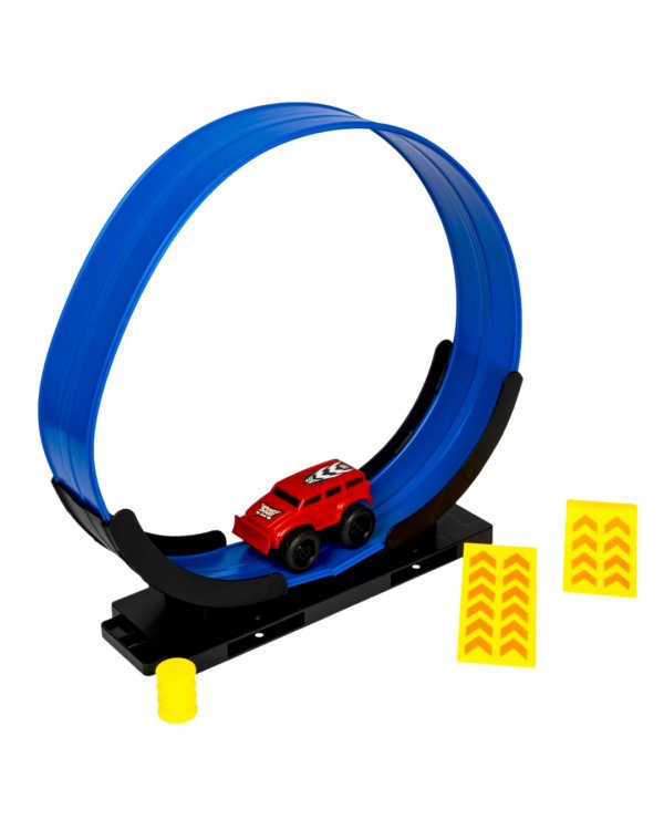 Автотрек Магнитная трасса. Полет по кругу, с инерционной машинкой