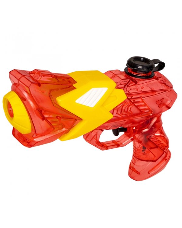 Водный пистолет, прозрачный красный