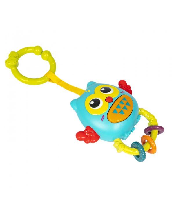 Музыкальная игрушка-погремушка. Сова, подвеска