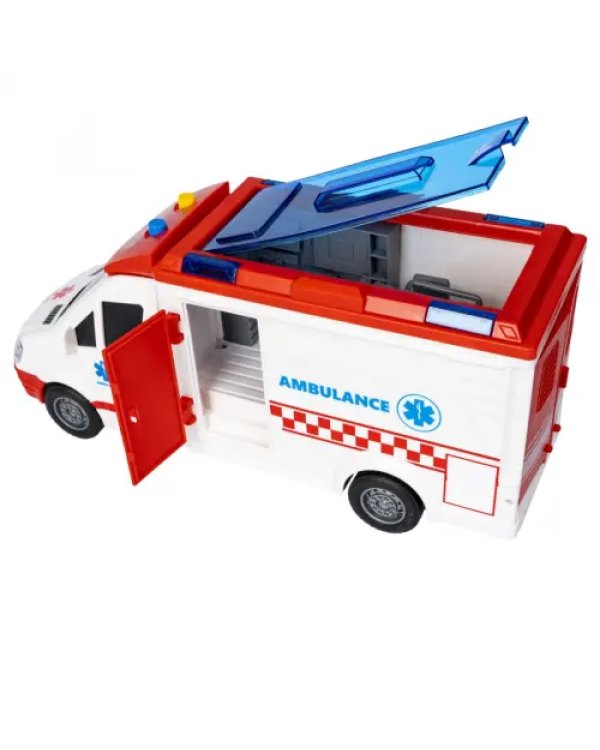 Инерционная машина Скорая помощь, с носилками