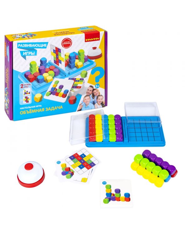Игра настольная развивающая Объемная задача