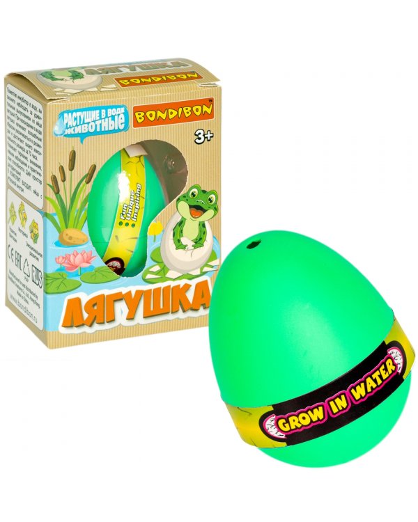 Растущие в воде животные. Вырасти лягушку, зеленое яйцо